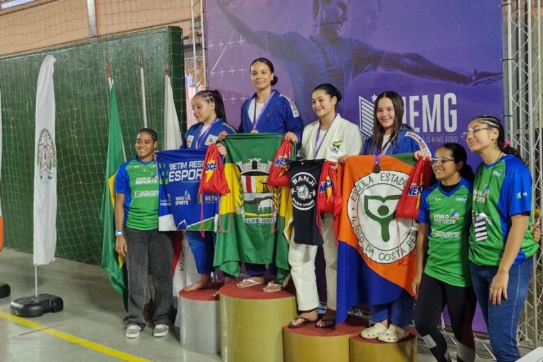 Atletas do judô feminino de São Gonçalo do Rio Abaixo conquistam três medalhas no início do  JEMG
