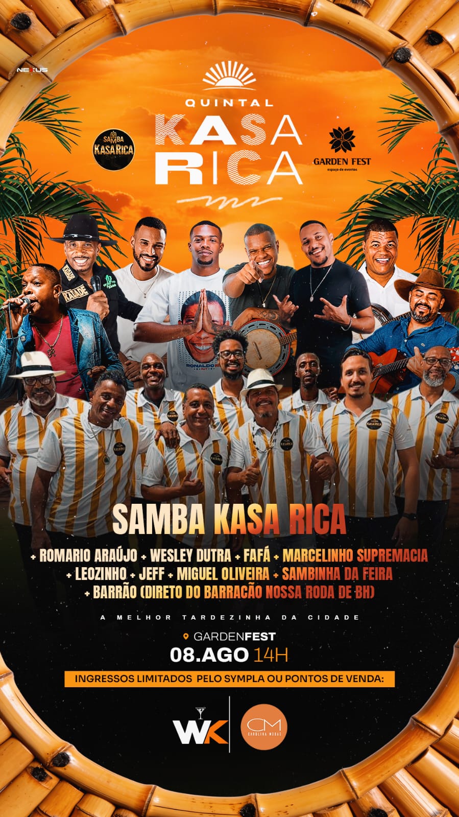 Quintal Kasa Rica volta às origens e celebra a história do samba itabirano em encontro especial no dia 8 de agosto