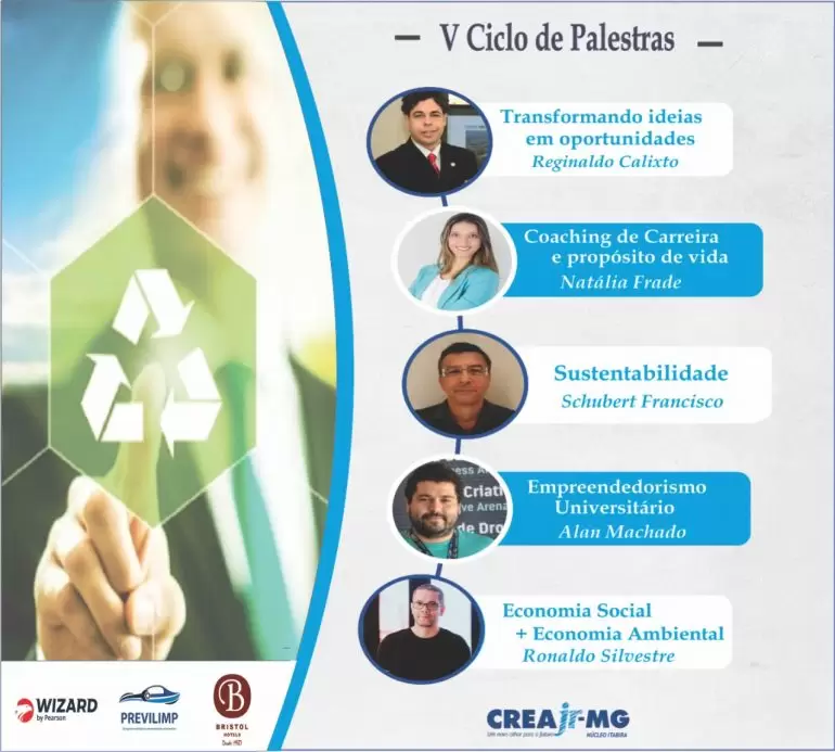 Ciclo de palestras foca empreendedorismo e inovação em Itabira Ciclo de palestras foca empreendedorismo e inovação em Itabira