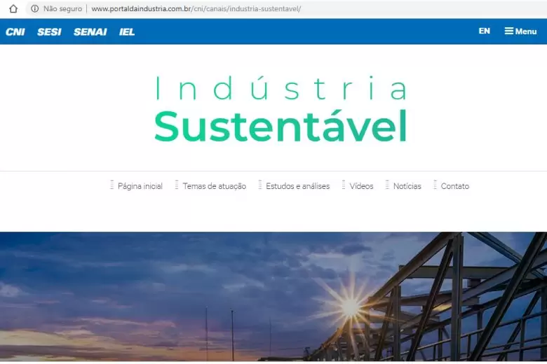 Novo site da CNI destaca atuação da indústria na agenda de meio ambiente e sustentabilidade