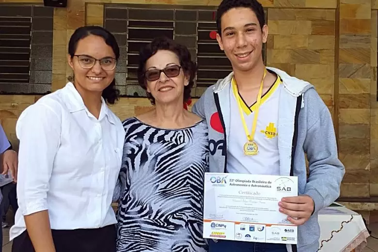Alunos do CNSD recebem medalhas da Olimpíada Brasileira de Astronomia e Astronáutica Alunos do CNSD recebem medalhas da Olimpíada Brasileira de Astronomia e Astronáutica