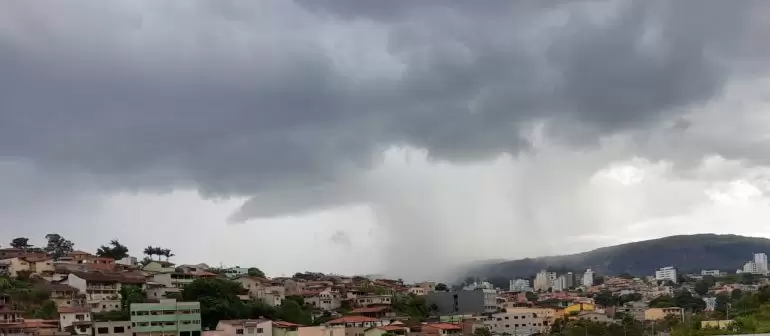Sextou com possibilidade de chuva em Itabira e região, confira a previsão do tempo
