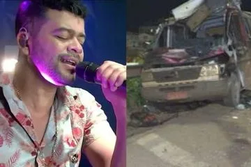 Eixo de caminhão se solta, atinge van e mata cantor sertanejo