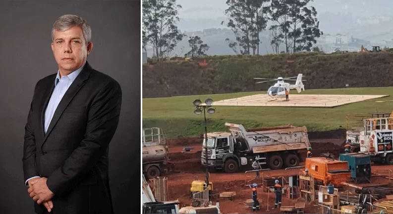 Presidente da Vale, Eduardo Bartolomeo, visita unidades em Itabira Presidente da Vale, Eduardo Bartolomeo, visita unidades em Itabira