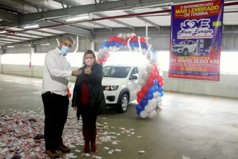 Nova Europa realiza sorteio e entrega um Renault Kwid e diversos outros prêmios Nova Europa realiza sorteio e entrega um Renault Kwid e diversos outros prêmios