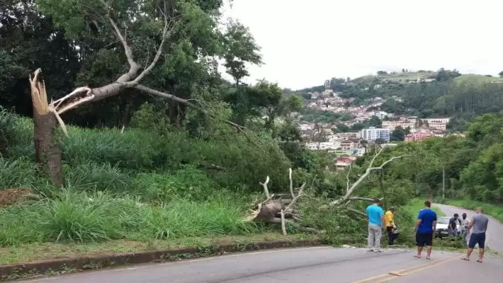 Chuva causa estragos e deixa bairros sem luz em Itabira