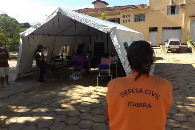 Itabira disponibiliza estrutura de apoio à moradores de Santa Maria