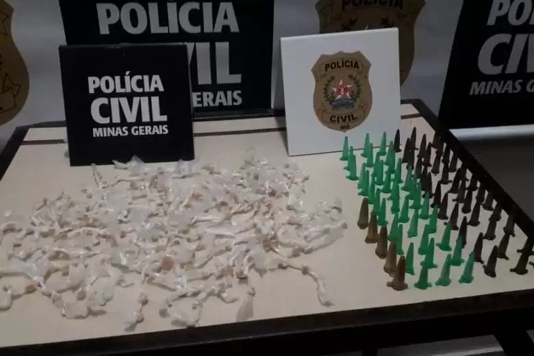 Homem é detido pela Polícia Civil com grande quantidade de drogas em Itabira