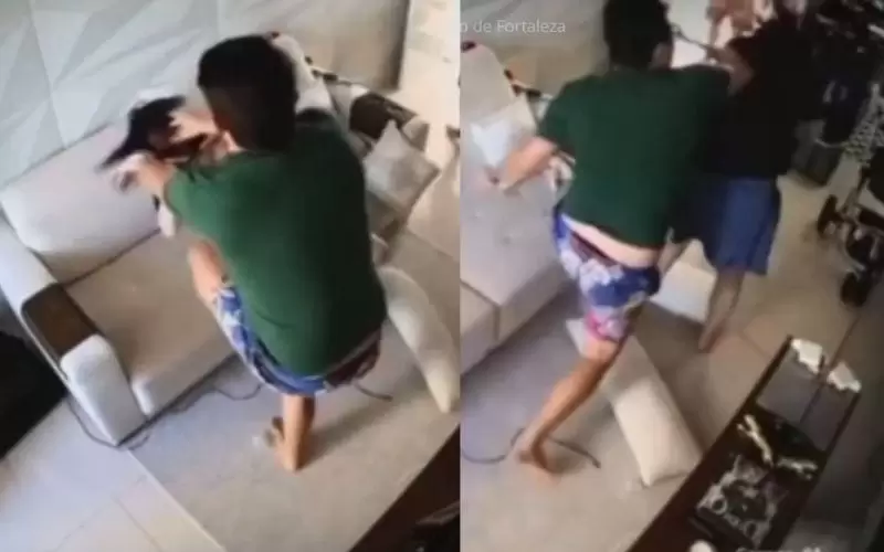 Internet se choca com cenas de DJ Ivis agredindo ex-mulher; veja os vídeos Internet se choca com cenas de DJ Ivis agredindo ex-mulher; veja os vídeos