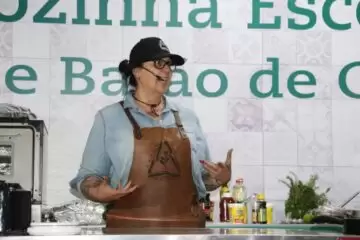 Projeto Cozinha Escola recebe Paula Labaki em Barão de Cocais