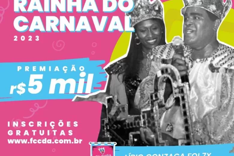 Fundação Cultural abre inscrições para a Corte Real Momesca do Carnaval 2023 Fundação Cultural abre inscrições para a Corte Real Momesca do Carnaval 2023