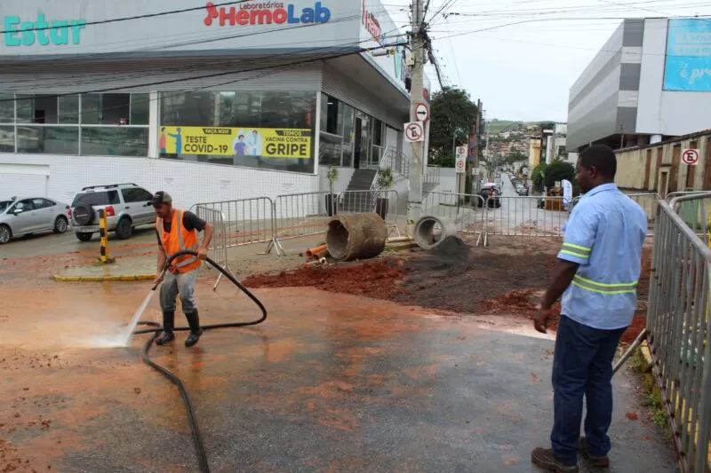 Prefeitura de João Monlevade prevê liberar trânsito na rua Pedro Bicalho na sexta