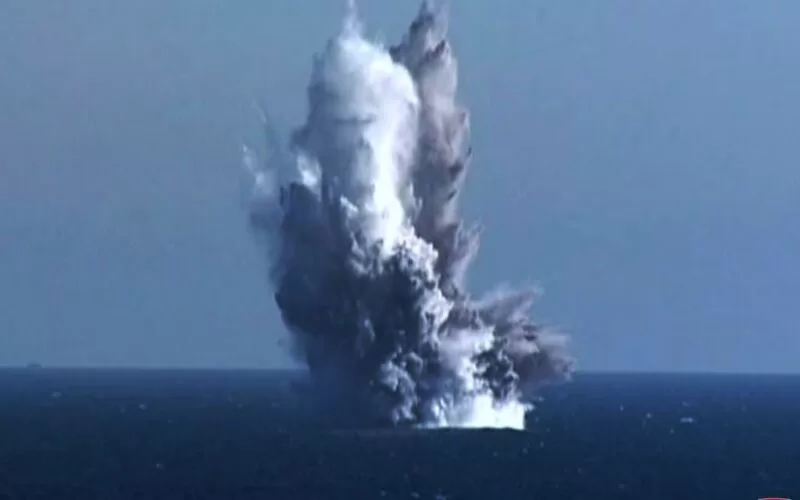 Coreia do Norte testa drone submarino capaz de fazer “tsunami radioativo” Coreia do Norte testa drone submarino capaz de fazer “tsunami radioativo”
