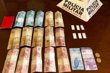 Homem é preso com seis papelotes de cocaína em Alvinópolis