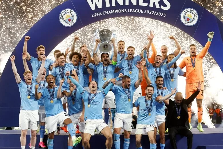 Manchester City vence Inter de Milão, fatura Liga dos Campeões pela primeira vez e garante tríplice coroa Manchester City vence Inter de Milão, fatura Liga dos Campeões pela primeira vez e garante tríplice coroa