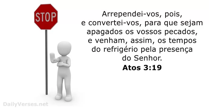 Arrependei-vos! Arrependei-vos!