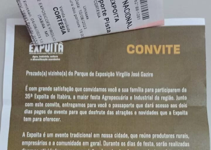 Para tentar minimizar impactos da Expoita, Fundação Cultural distribui passaportes a moradores vizinhos do Parque de Exposições Para tentar minimizar impactos da Expoita, Fundação Cultural distribui passaportes a moradores vizinhos do Parque de Exposições