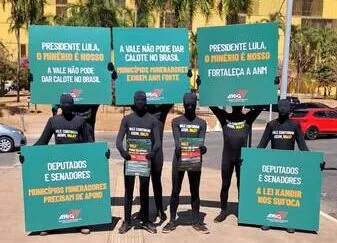 Municípios mineradores iniciam campanha por pagamento de dívida da Vale estimada em R$ 2,4 bilhões Municípios mineradores iniciam campanha por pagamento de dívida da Vale estimada em R$ 2,4 bilhões