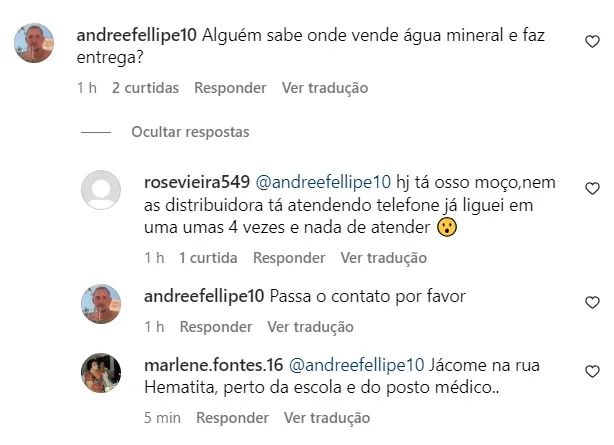 Sem abastecimento de qualidade, itabiranos fazem corrida para comprar água mineral e esvaziam prateleiras de supermercados