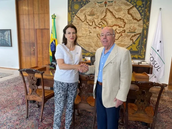 Chanceler de Milei se encontra com Mauro Vieira Chanceler de Milei se encontra com Mauro Vieira