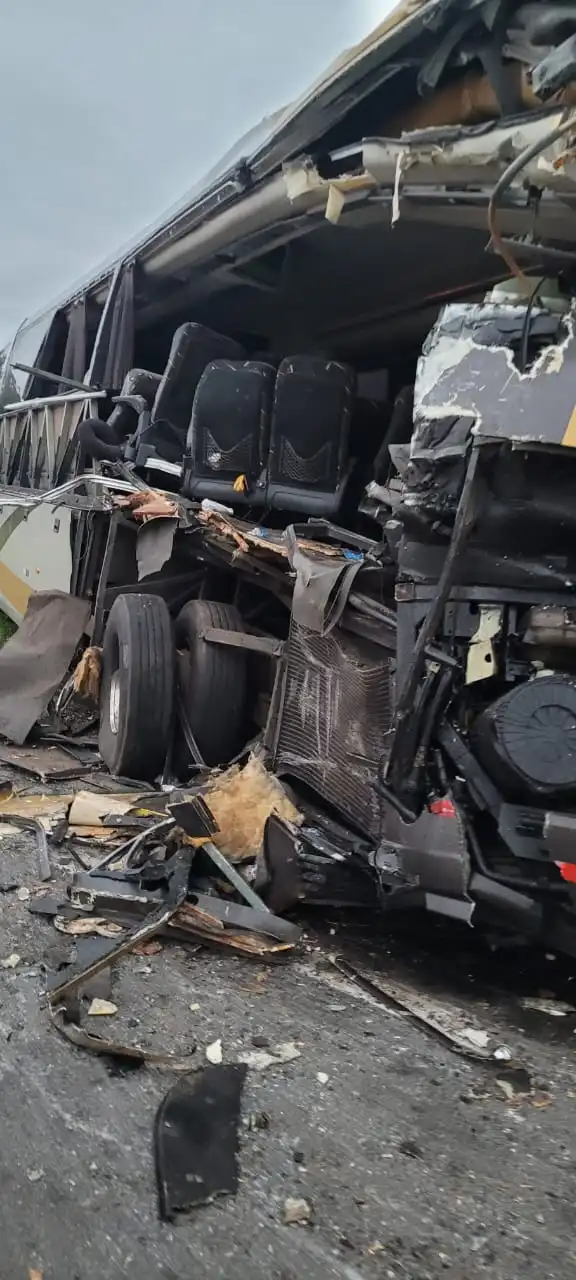 Acidente com ônibus deixa dois mortos na BR-381, em São Sebastião da Bela Vista
