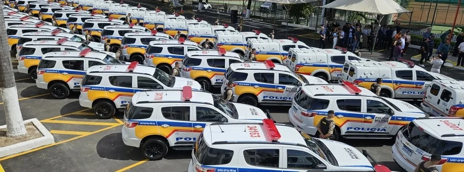 Polícia Militar ganha 112 novas viaturas; Itabira e João Monlevade estão entre as cidades contempladas