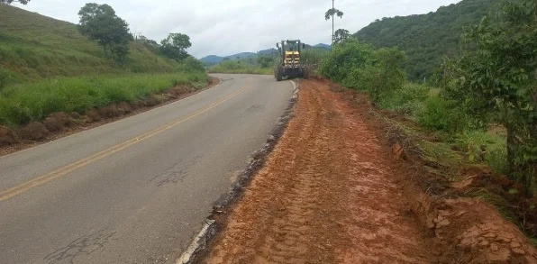Começa a recuperação do pavimento em dois trechos de rodovias, na Zona da Mata
