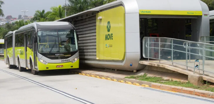 Estação do Move na Avenida Antônio Carlos, em BH, será interditada Estação do Move na Avenida Antônio Carlos, em BH, será interditada