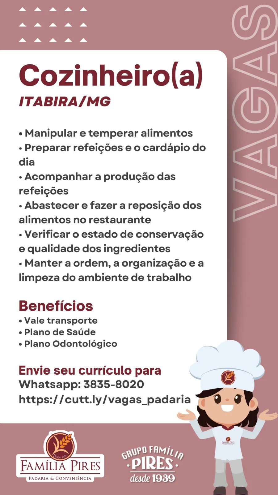 Procurando uma oportunidade de trabalho? Grupo Família Pires e Premium Executive Hotel estão com vagas; saiba mais!