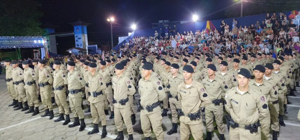 12ª Região da Polícia Militar, que abrange Itabira e João Monlevade, forma 172 novos soldados