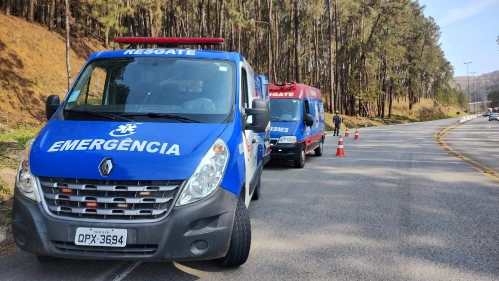 Nova Era: capotamento de carro na BR-381 deixa dois feridos na manhã desta sexta-feira