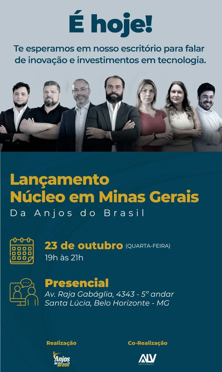 Anjos do Brasil inaugura núcleo em Minas Gerais para fomentar empreendedorismo e inovação