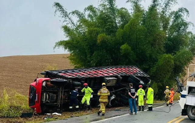 Colisão entre caminhão e Fiat Strada deixa uma vítima fatal na MGC-491, em Elói Mendes