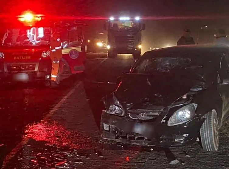 Cinco pessoas ficam feridas em grave acidente na rodovia Waldemar Miguel, entre Alfenas e Serrania