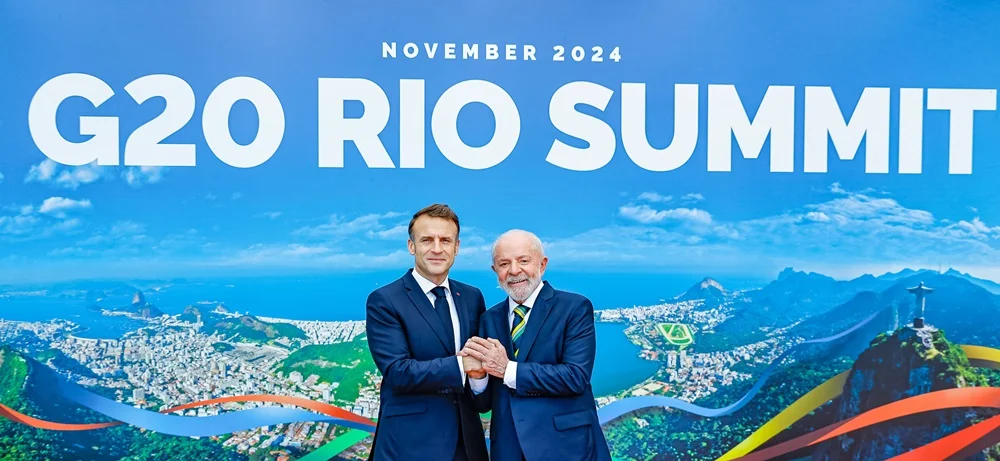 Recepção protocolar a Milei e calorosa a Macron: tratamento diferenciado de Lula a personalidades do G20 chama a atenção Recepção protocolar a Milei e calorosa a Macron: tratamento diferenciado de Lula a personalidades do G20 chama a atenção