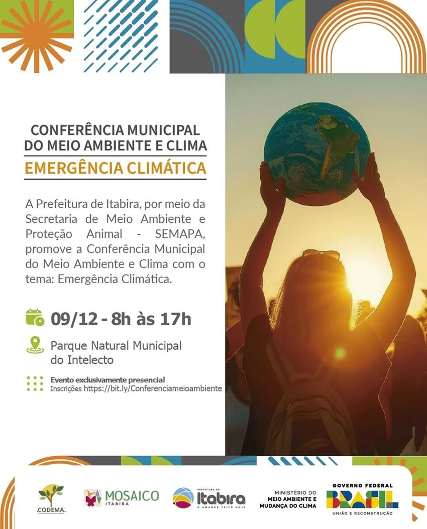 Itabira realiza conferência para debater emergência climática e soluções locais