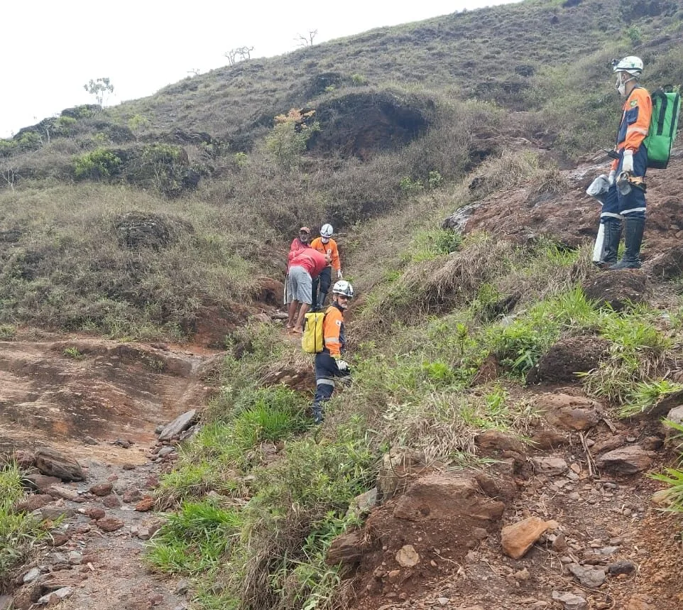 Homem é resgatado em gruta na Serra do Seara com leves escoriações