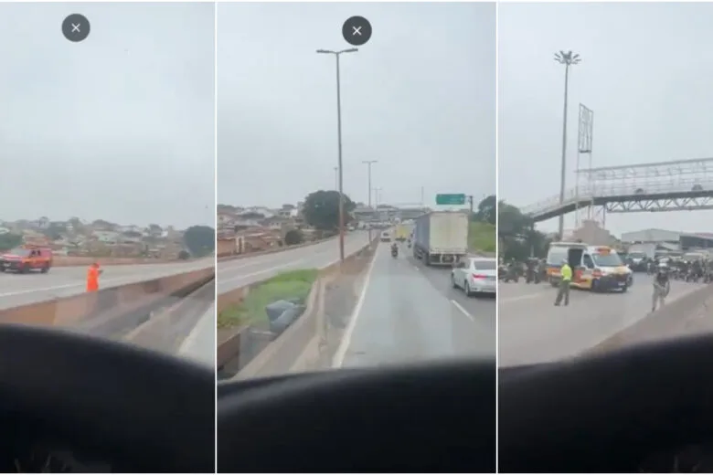 Defesa Civil de BH detecta sinais de infiltração em rachadura de viaduto do Anel Rodoviário