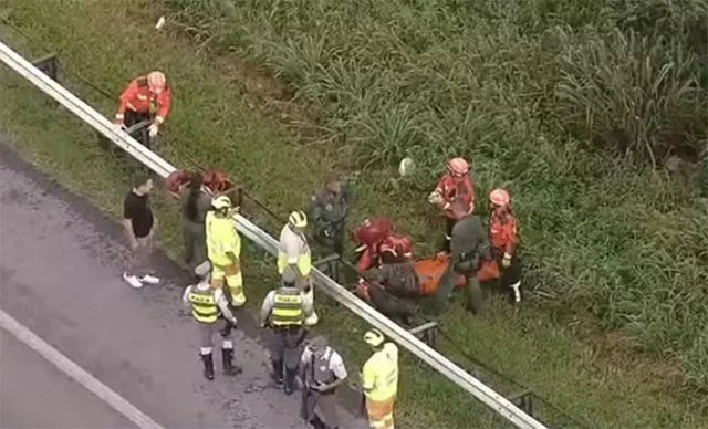 Piloto de helicóptero e menina de 11 anos passaram a noite em mata até serem resgatados