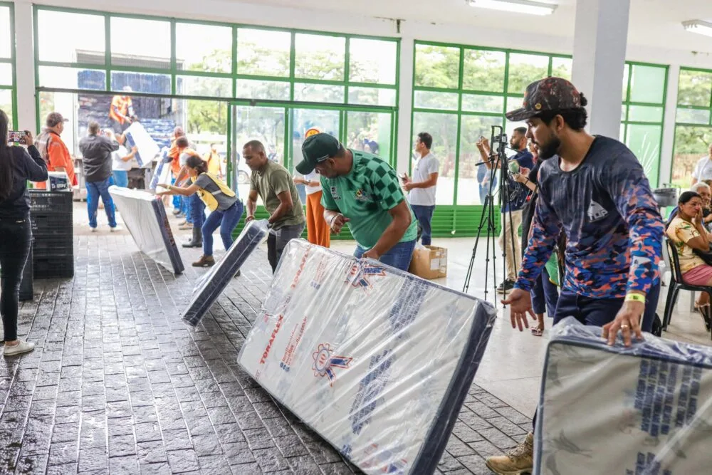 Abrigos municipais são estruturados para as vítimas da chuva em Ipatinga