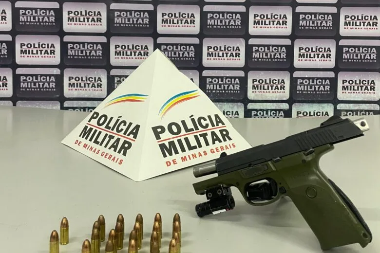 Homem é preso em Itabira por porte ilegal de arma de fogo no bairro Eldorado