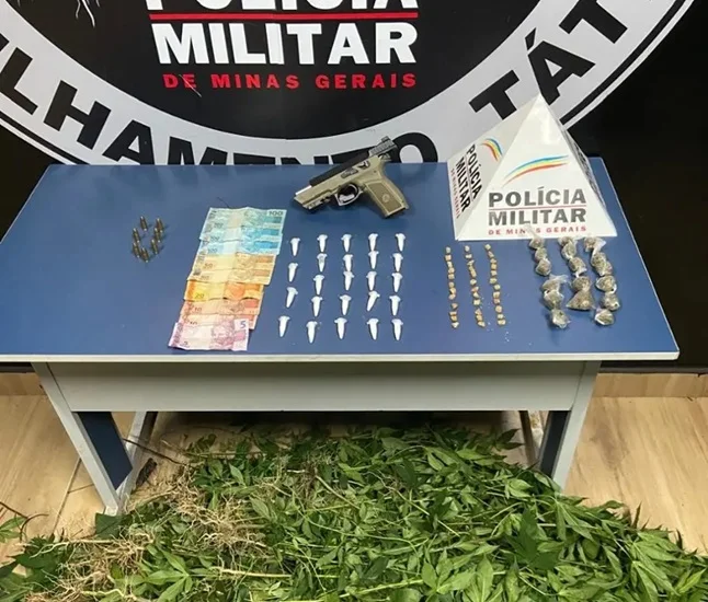 Polícia apreende mais de 200 pés de maconha e troca tiros com suspeitos na Grande BH