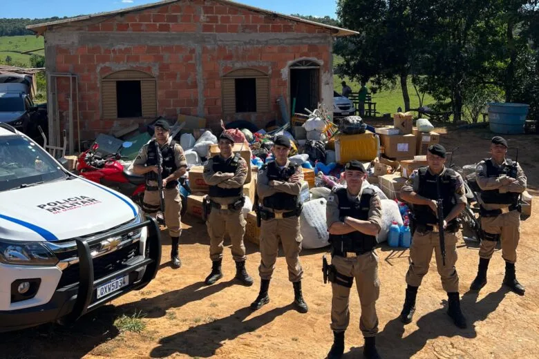 Polícia Militar recupera carga roubada na BR-381 e prende suspeito em São Domingos do Prata