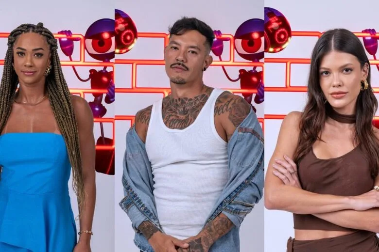 Aline, Gabriel e Vitória Strada estão no Paredão do ‘BBB 25’