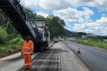 Obras na MG-424 exigem atenção redobrada de motoristas nos próximos meses