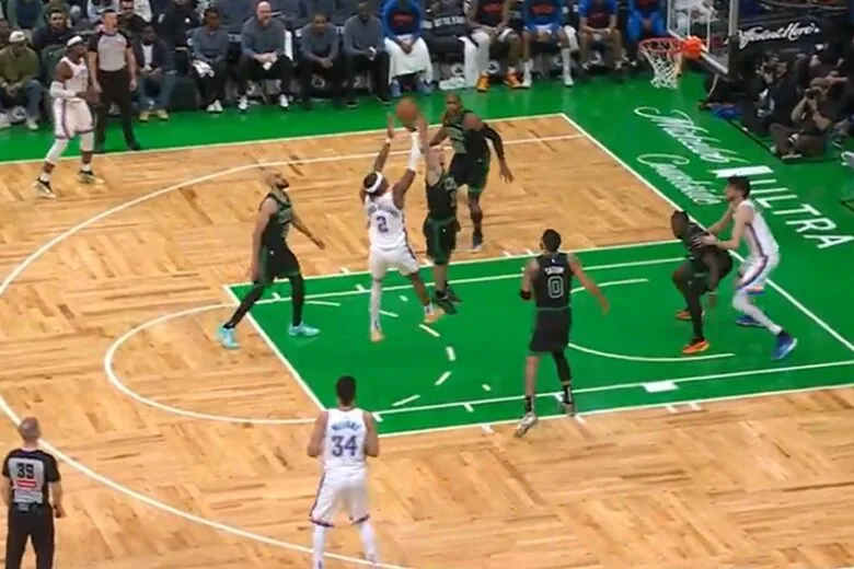 Thunder derrota Boston Celtics e garante uma vaga nos playoffs da Conferência Oeste da NBA Thunder derrota Boston Celtics e garante uma vaga nos playoffs da Conferência Oeste da NBA