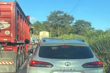 BR-381 tem registro de congestionamento nesta quinta-feira, na chegada a Belo Horizonte