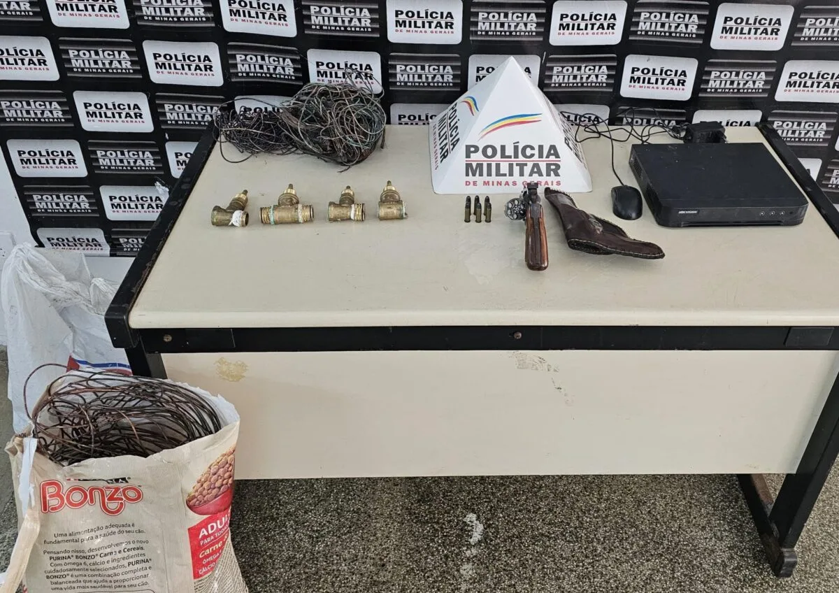 Polícia Militar prende dois por receptação e posse ilegal de arma em João Monlevade