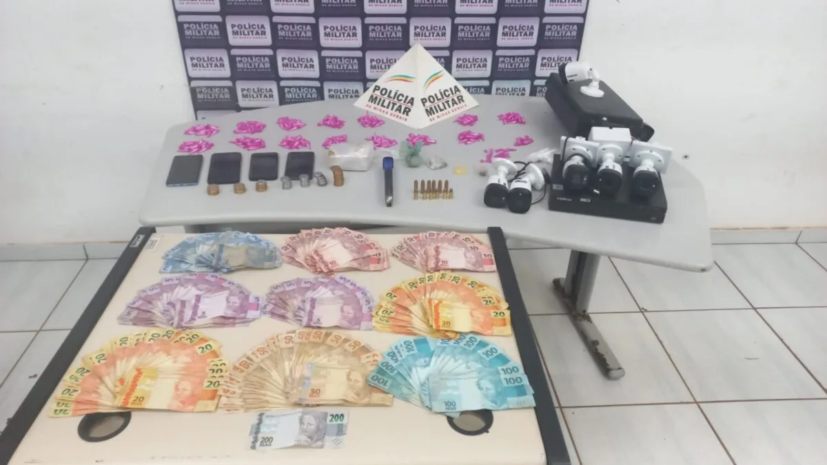 Polícia de Itabira apreende drogas e R$7 mil em espécie