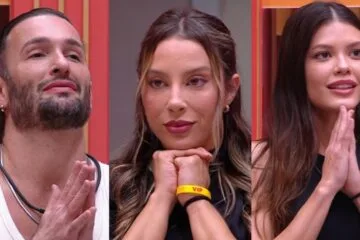 Diego Hypólito, Renata e Vitória Strada estão no “Paredão” do “BBB 25”